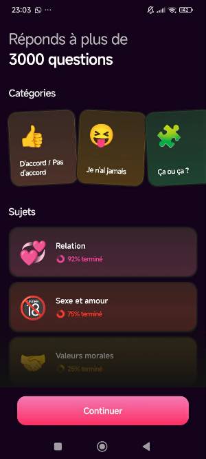 couple joy questions app mobile couple